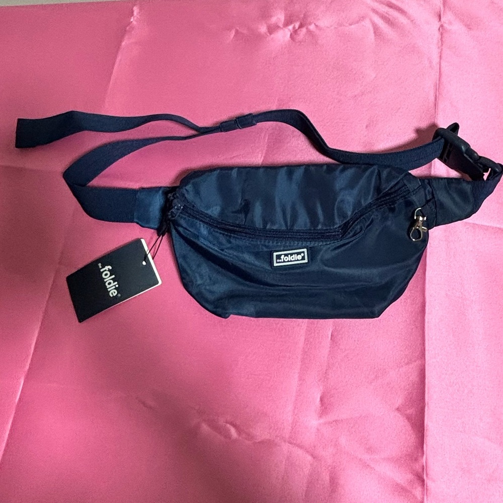 The Foldie Elegant Navy Crossbody Bag